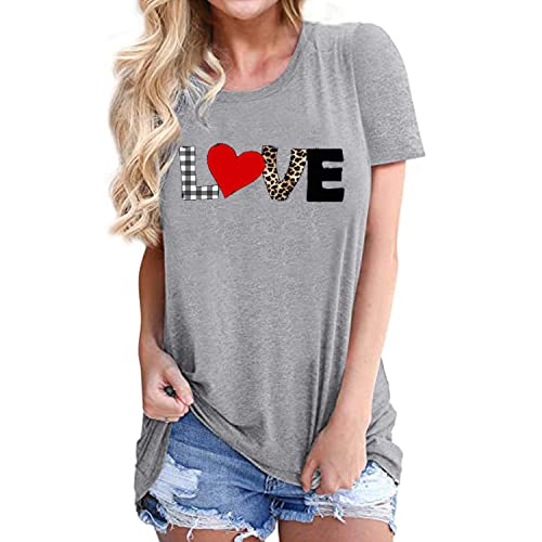 Camiseta de mujer de la serie de impresión, Xoxo, XXL