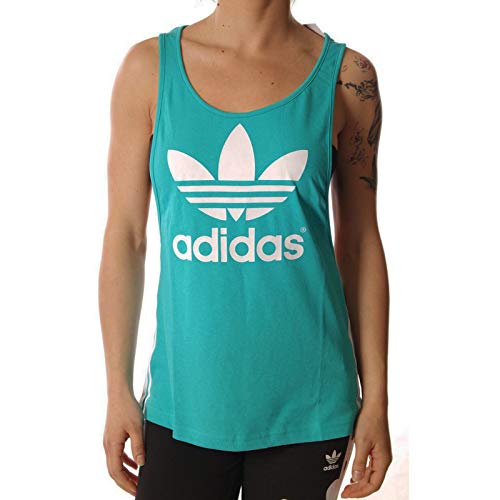 Camiseta Tirantes (Tank Top) Adidas – Kauwela Turquesa Talla: 34 S (Small)