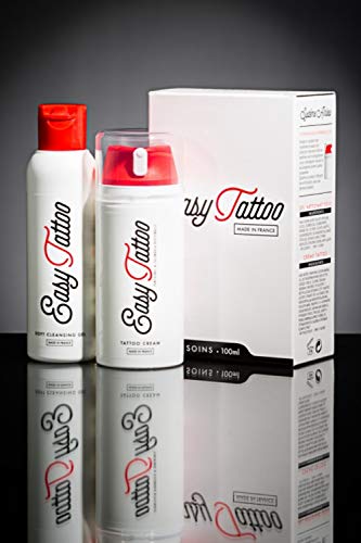 Care after tattoo Easytattoo® Care kit jabón y crema cicatrizante de pH neutro (100ml)