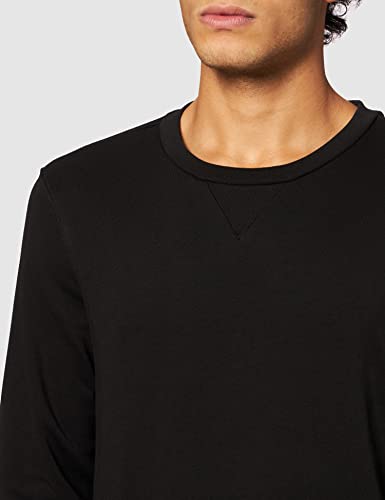 CARE OF by PUMA Sudadera de manga larga con cuello redondo para hombre, Negro (Black), XS, Label: XS