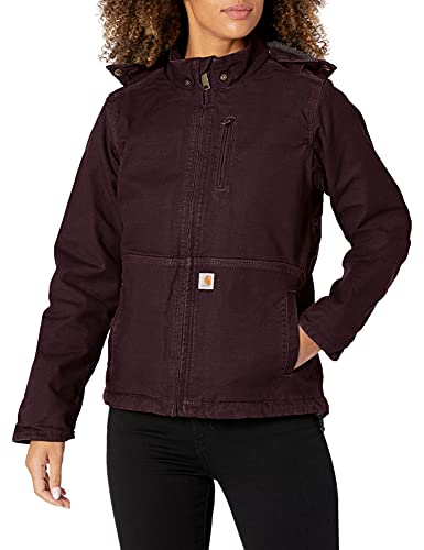 Carhartt Full Swing Caldwell Chaquetas para Mujer, Rojo (Deep Wine/Shadow), XL