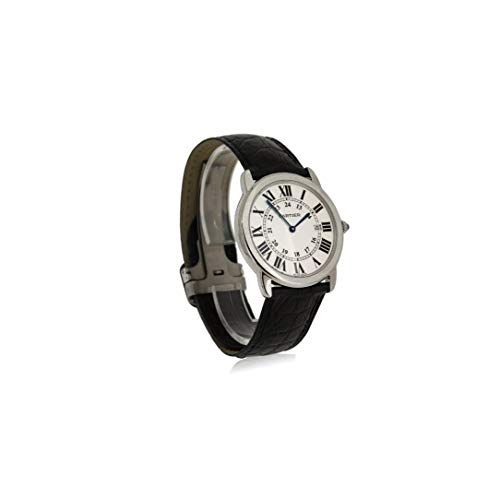 Cartier Ronde Solo Reloj de cuarzo suizo para hombre 3603 (certificado prepropietario)