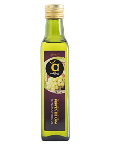 Casalbert Aceite de Pepita de Uva, Ideal para Su Consumo en Frío, Sabor Suave, Envase de Vidrio de 250 ml