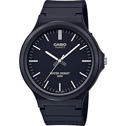 CASIO MW-240-1EVEF - Reloj Analógico Unisex Adultos, de Cuarzo con Correa en Resina