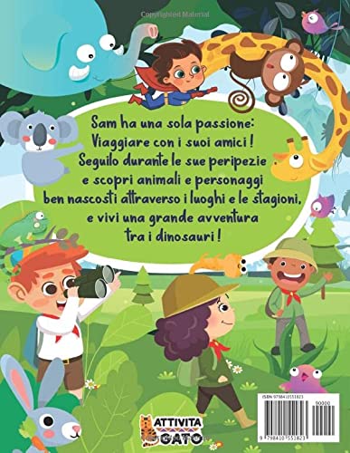 Cerca e Trova Gigante libro bambini 4-8 anni - Giochi e passatempi educativi: Cerca e Trova gli Animali, Dinosauri e Fantasia, Attività e Giochi ... Enigmistica logica Giochi da tavolo