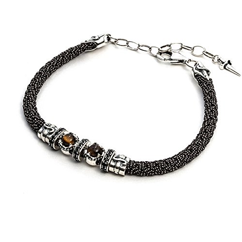 Cesare Paciotti Pulsera Hombre Joyas Spider Web Trendy Cod. jpbr1530 V