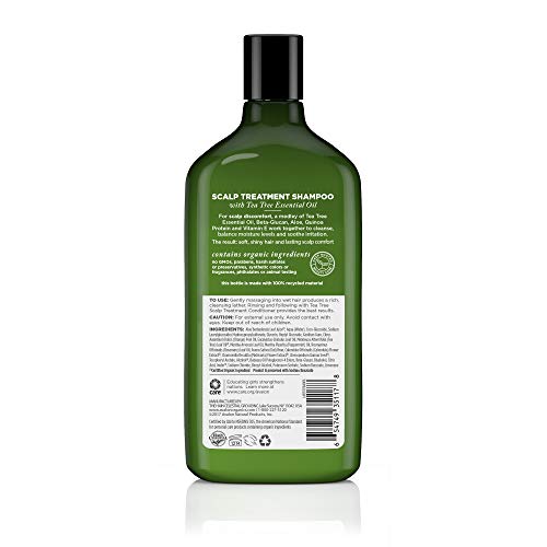 Champú Avalon de árbol del té para el tratamiento del cuero cabelludo, 325 ml