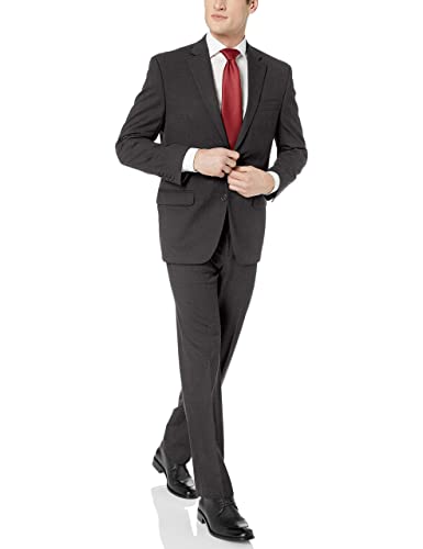 Chaps Men's All American Classic Fit Suit Separate Blazer (Blazer and Pant), Charcoal, 40 Short