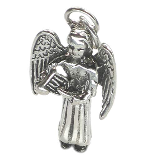 Charm ángel de plata esterlina .925 x 1 Charms Holy Angels