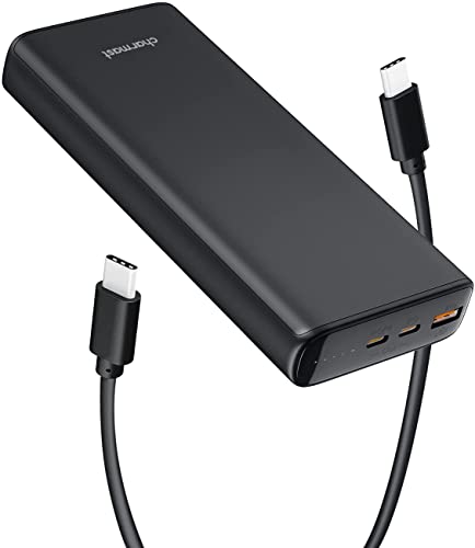 Charmast 23800mAh Batería Externa Portátil para Movil Powerbank Carga Rapida PD 65W Power Delivery USB C Cargador Portátil Quick Charge 3.0 Compatible con MacBook Pro, DELL XPS, Lenovo, Tablets y más