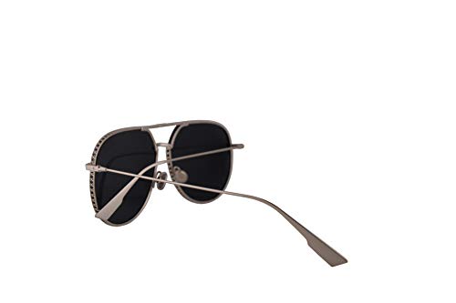 Christian Dior DiorByDior - Gafas de sol (paladio, lentes grises, 60 mm, Diorbydior Dior Dior 0102K)