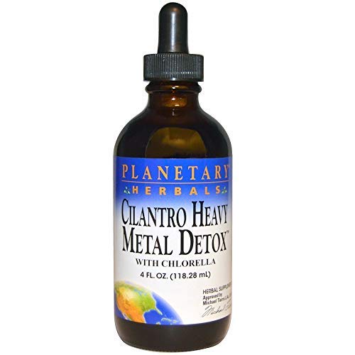 Cilantro desintoxicación de metales pesados, 4 oz fl (118.28 ml) - Hierbas planetarios