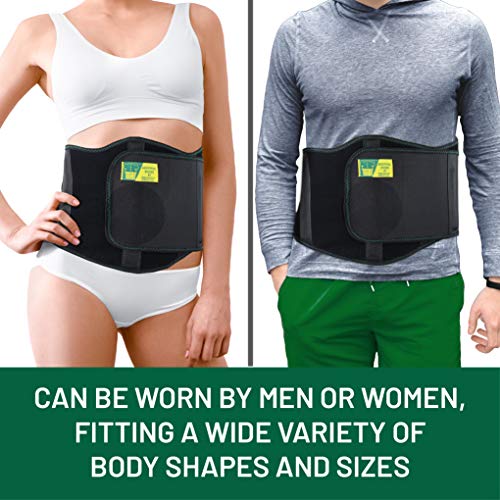 Cinturón Ergonómico para Hernia Umbilical por Everyday Medical I Faja Abdominal para Soporte de Hernias Ombligo con Almohadilla de Compresión I Soporte para Hernia Ventral para Hombres y Mujeres-L/XXL