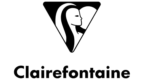 Clairefontaine 8703C - Trousse Scolaire Plate 22x11 cm en Véritable Cuir irisé Graphite