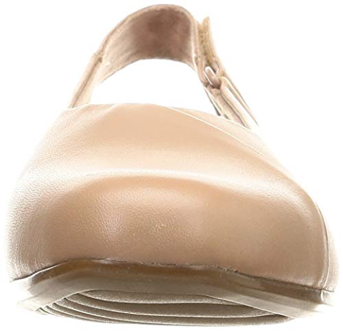 Clarks Juliet Monte, Sandalias de Talón Abierto Mujer, Praline de Piel de Color Rosa, 38 EU