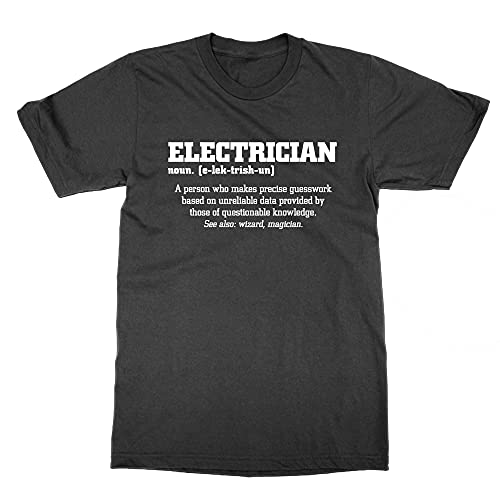 Cliquewear Camiseta Definición Electricista - negro - Medium