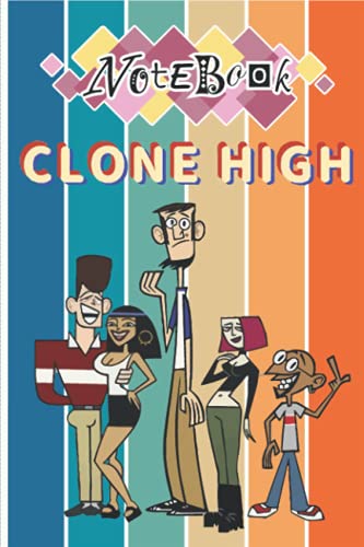 Clone High Notebook Merch: Clone High Animated Series Fanart |Gamer Journal | Diary | Notepad book | Planner Book Gamers | Notebook For Any Occasion Gifts in Work Office, Home, School