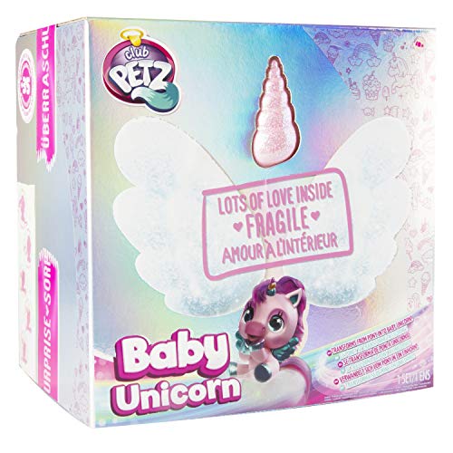 Club Petz My Baby Unicorn - Cuida a tu Pony para Que se transforme en un Unicornio Mágico