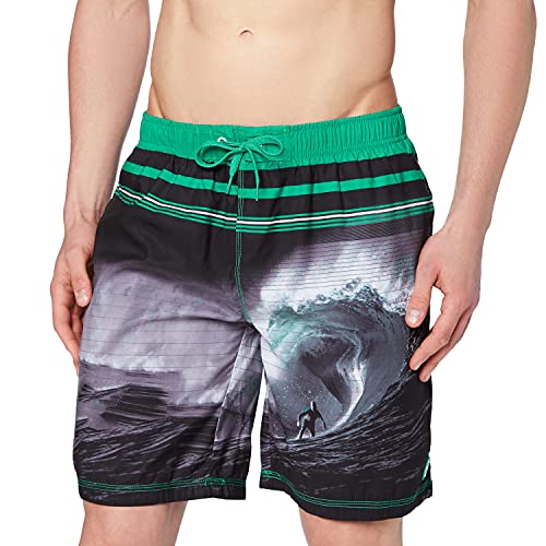 CMP Bañador para Hombre, Color Menta/Negro, Talla 54