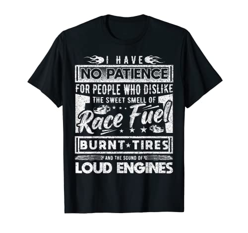 Coche de carreras Dulce olor a neumáticos quemados Sonido de Camiseta