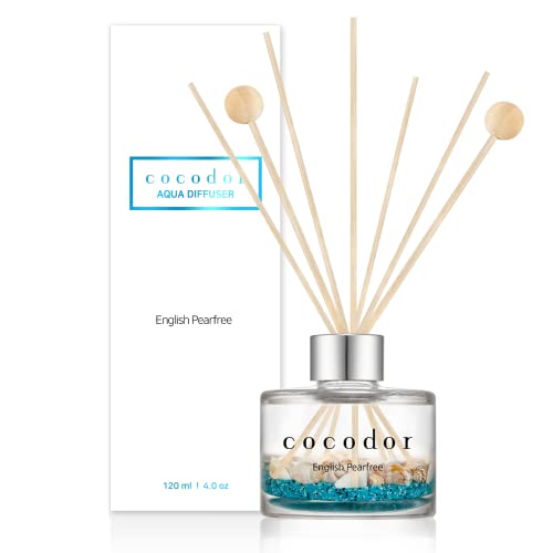 COCODOR Difusor con Varillas de Mar / Inglés Pearfree (English Pearfree) / 120ml / Ambientadores de Hogar, Ambientador Varillas, Difusor de Lengüeta, Ideas para Regalar