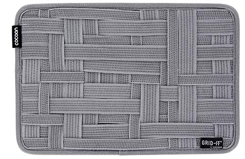 Cocoon Grid-IT - Organizador de Bolsillo para Display 12 Pulgadas, Cremallera con Anilla, práctico y portátil, 30,5 x 1,9 x 20,3 cm - Gris