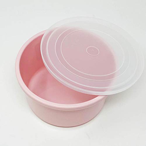 Codil Juegos Tupper de Plásticos para Alimentos,Tapers Redondo Pequeños Reutilizables para Comida Sin BPA,Recipientes con Tapa,Apto para Lavavajillas Microondas y Congelador(Rosa Verde y Azul,12x0.3L)