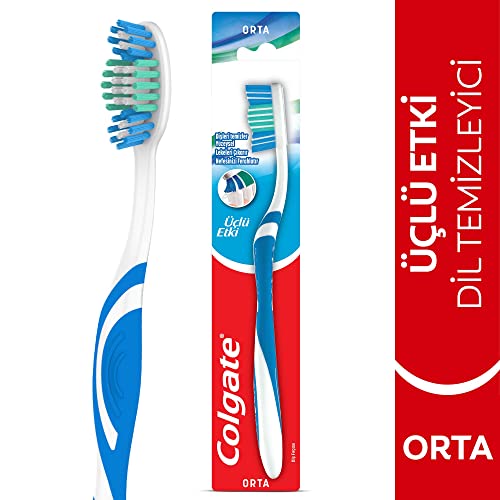 Colgate Triple Acción, Cepillo de Dientes Medio -1 ud