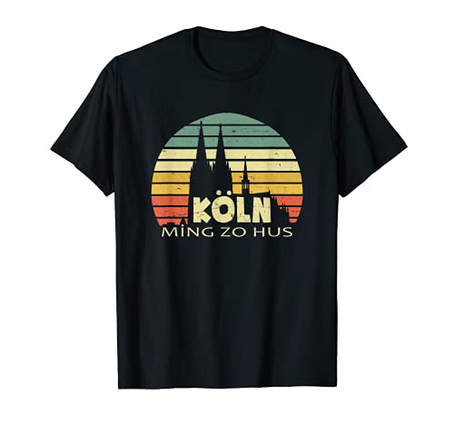 Colonia Kölle Kölsch Kölner Dom Ming Zo Hus Vintage Retro Camiseta