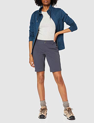 Columbia Mujer Shorts largos, SATURDAY TRAIL LONG SHORT, Nailon, Gris oscuro (India Ink), Talla: 6, AK4028