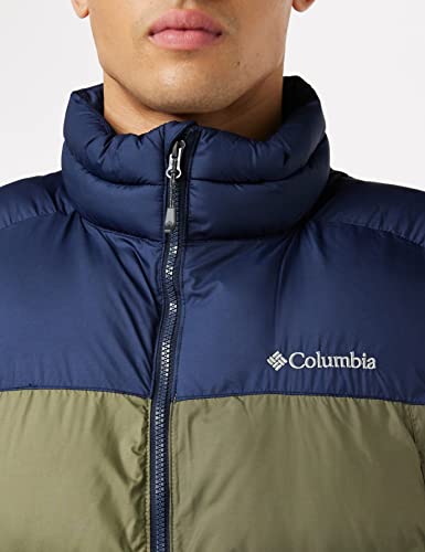 Columbia Pike Lake Chaleco Aislante, Hombre, Stone Green, Collegiate Navy, XXL