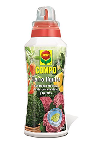 Compo Cuidado de Las Plantas de Interior y de terraza Hierro líquido 500 ml, Multicolor