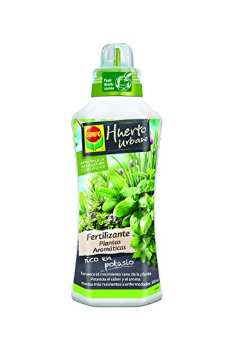COMPO Fertilizante para plantas aromáticas, Fertilizante líquido natural, 500 ml
