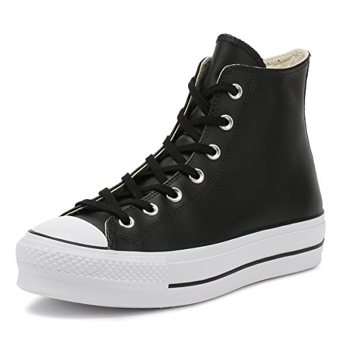 CONVERSE - CTAS Lift Clean HI 561675C Black White, Tamaño:39.5 EU