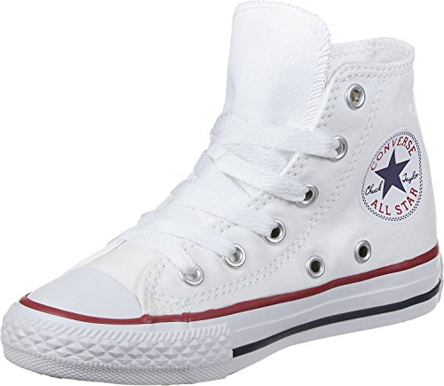 Converse Mandriles niños 3J253C AS HI Can Blanco Blanco, Converse Kinder Schuhe Leiste 4:32