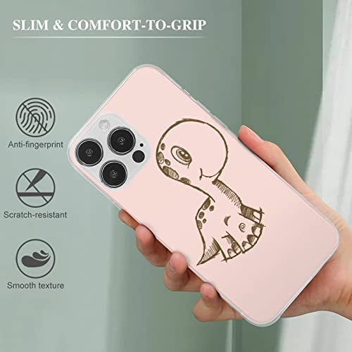 Cool Cute TPU teléfono celular casos básicos diseño divertido dinosaurio niños palo figura para iPhone13 pro max para adultos presentes familia hermano hermana marido esposa padre madre