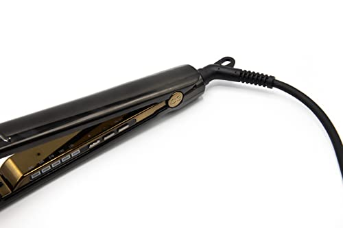 Corioliss C3 | Plancha de pelo para mujeres | Tecnología y placas de titanio para cabello fino | Plancha profesional con control de temperatura (Gold Mirror)