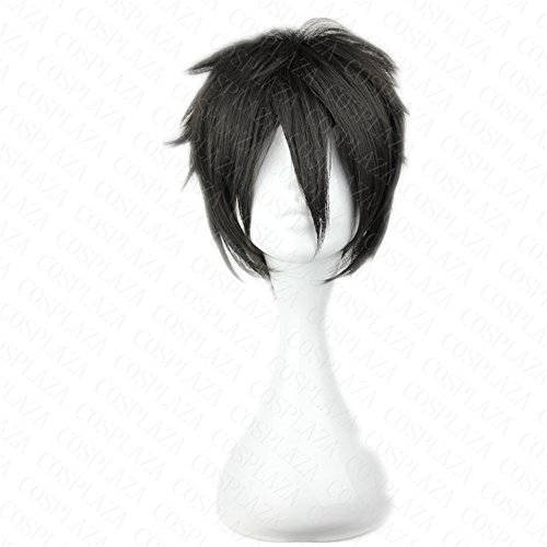 COSPLAZA Kirito Kirigaya Kazuto Sword Art Online Negro Anime Cosplay peluca pelo sintético