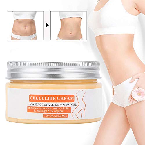 Crema Adelgazante Corporal, 100g Crema Anticelulítica para Quemar Grasa Brazo Cintura Pierna de Peso Corporal Piel Tensa Crema para el Cuerpo