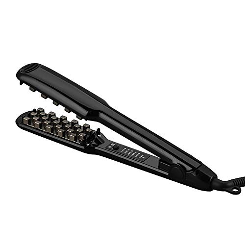 Crimper Waver Curling Hair Plancha Placas de a todo tipo de cabello Rejilla 3D Crimpadora de cabello Voluminizador Cerámica Cabello profesional Fluffy Férula ondulada Permanente 5 temperaturas