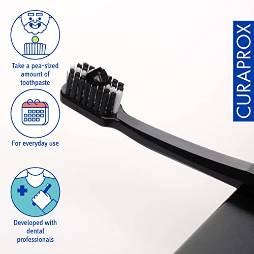 Curaprox Black is White Pasta de Dientes con Carbón Activado - 90 ml