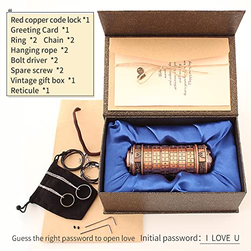 Da Vinci Code Mini Cryptex Regalos dia del padre regalos para Hombre Mujer For Christmas Valentine's Day Most Interesting Birthday originales regalos san valentin hombre mujer pareja
