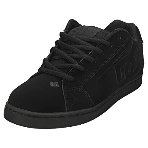 DC Shoes Net, Zapatillas de Skateboard Hombre, Negro, 46.5 EU