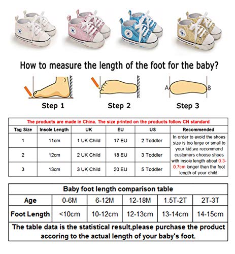 DEBAIJIA Bebé Primeros Pasos Zapatos 0-6M Niños Suave Suela Antideslizante Ligero Slip-on Zapatillas 17 EU Azul (Tamaño Etiqueta-1)