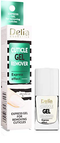 Delia Cosmetics - Removedor de cutículas - Fórmula Gel - Suavizante con Aloe Vera y Vitaminas A & F - Suaviza rápidamente el pecado seco - 11 ml