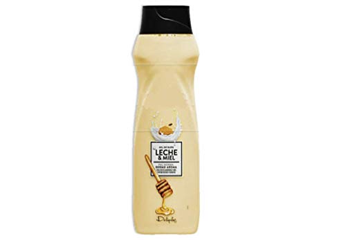 DELIPLUS Gel de ducha de leche y miel para piel normal 750 ml