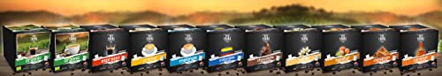 DER-FRANZ - Cápsulas de café aromatizado con caramelo natural, compatibles con Nespresso, 100 % compostables, 50 cápsulas