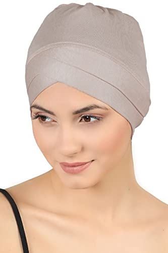 Deresina W Gorrito detejido de bambú para quimio (Taupe)