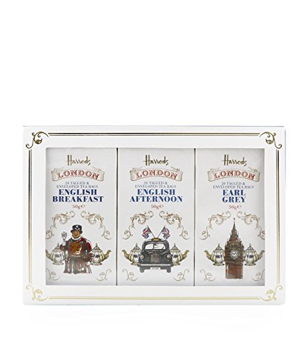 Desconocido HARRODS of London - Triple Tea Gift Pack (3 x 20 Bolsas de té)