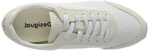 Desigual Shoes_Galaxy_Mandala, Zapatillas Mujer, Blanco, 39 EU